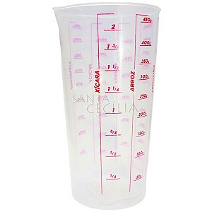 Copo Medidor Plástico 500ml - Ref.3035