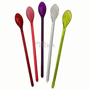 Colher Color 5 unid para Bebidas Ref. IZ1075