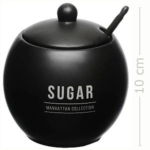 Açucareiro Porcelana 350ml Manhattan - Fosco