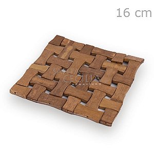 Descanso de Panela  em Bambu 16 cm - Ref.402036