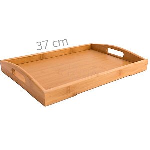 Bandeja de Bambu Retangular 37x26cm  Ref. GX-003