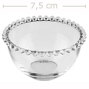Pote de Vidro Pérola 80ml - 2 unid - Ref.7157