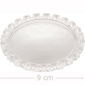 Mini Travessa Cristal Pérola 9cm - Ref. 1697