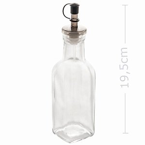 Garrafa para Azeite de Vidro 200ml -  Ref. 1244
