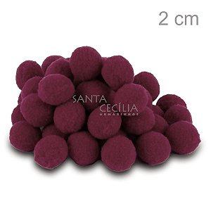 Pom Pom Solto 20mm 100 unid. - Marsala