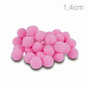 Pom Pom Solto 14mm 100 unid. - Rosa 132