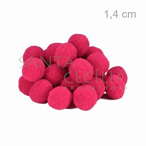 Pom Pom Solto 14mm 100 unid. - Pink 312