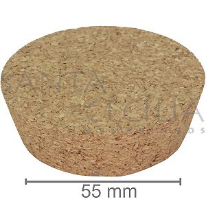 Tampa Rolha Cortiça 20x65x55mm