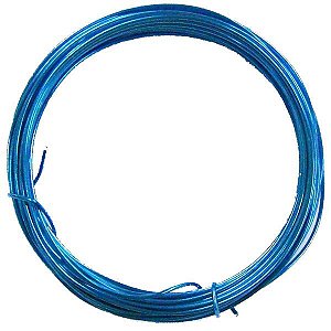 Arame Metálico para Artesanato 5 Metros - Azul Celeste