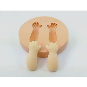 Molde de Silicone - Braços Pequenos Ref. 1004
