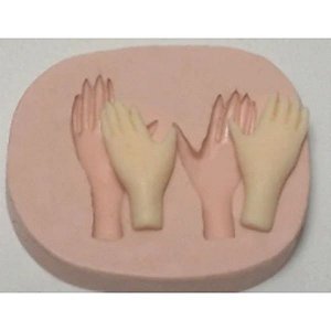 Molde de Silicone - Mãos Finas Ref. 682