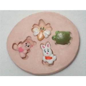 Molde de Silicone - Kit Bichinhos 1 Ref. 203