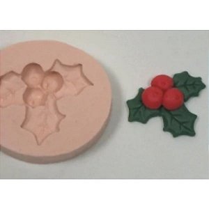 Molde de Silicone - Frutas Natalinas Ref. 579