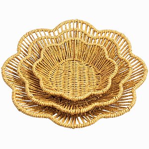 Cestas Organizadoras Multiuso Formato Flor de Plástico Ref. ZR-004