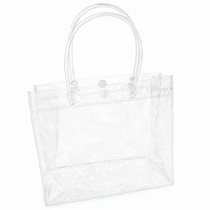 Sacola Plástica Transparente 18 x 16 x 7 cm
