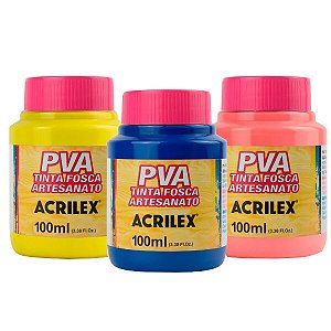 Tinta P.V.A 100ml Acrilex