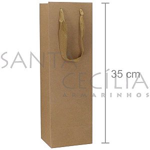 Sacola de Papel para Vinho A15-1 - Kraft
