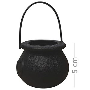 Enfeite para Halloween Caldeirão Preto Ref. WDF73540