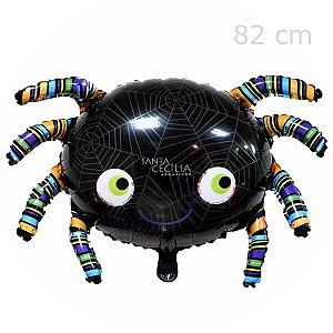 Balão Metalizado Aranha - Halloween 82 cm Ref. Q22022