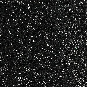 Folha de EVA com Glitter 60x40cm - Preto Ref 9741