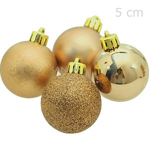 Bolas para árvore de Natal 5cm - 16 unid. - Ref. NTB5202