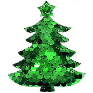 Enfeite de Natal em Feltro - Árvore de Natal - Ref. 779 - 10 unid.