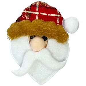 Enfeite de Natal em Feltro - Papai Noel - Ref. 1191 - 10 unid.