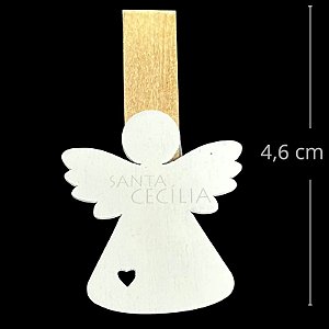 Anjo de Madeira Pregador Mini 6 unid. Ref 546843