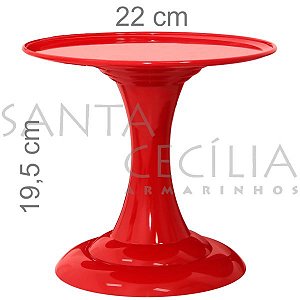 Boleira Vermelha - 22cm X 19,5cm