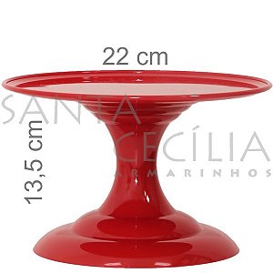 Boleira Vermelha - 22cm X 13,5cm