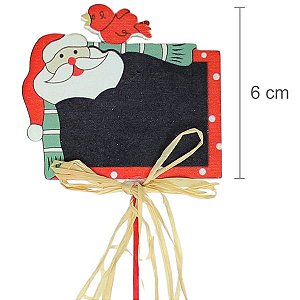 Palito Decorativo de Natal - Papai Noel C9-1