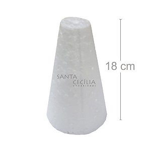 Cone de Isopor - 18 cm