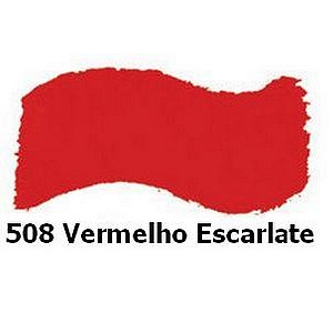 Tinta Acrílica Brilhante 37ml - 508 Vermelho Escarlate