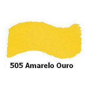 Tinta Acrílica Brilhante 37ml - 505 Amarelo Ouro