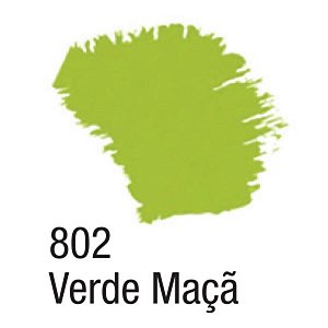 Tinta Acrílica Fosca 37ml - 802 Verde Maçã