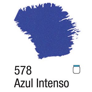 Tinta Acrílica Fosca 37ml - 578 Azul Intenso