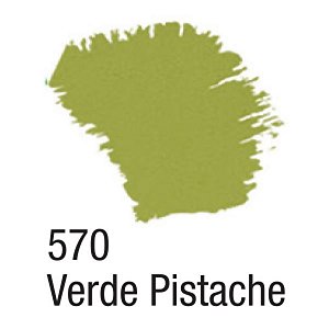 Tinta Acrílica Fosca 37ml - 570 Verde Pistache