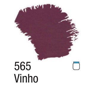Tinta Acrílica Fosca 37ml - 565 Vinho