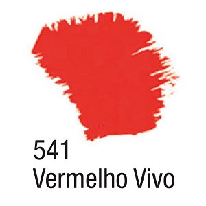 Tinta Acrílica Fosca 37ml - 541 Vermelho Vivo
