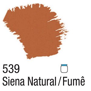 Tinta Acrílica Fosca 37ml - 539 Siena Natural/Fumê