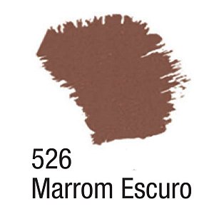 Tinta Acrílica Fosca 37ml - 526 Marrom Escuro