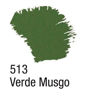 Tinta Acrílica Fosca 37ml - 513 Verde Musgo