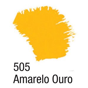 Tinta Acrílica Fosca 37ml - 505 Amarelo Ouro