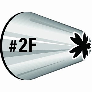 Bico de Confeitar Inox Wilton Médio - Pitanga flor 2F
