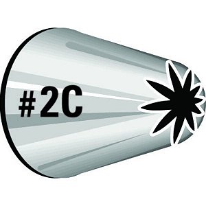 Bico de Confeitar Inox Wilton Médio - Pitanga Flor 2C