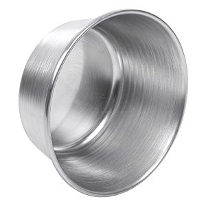 Forma Empada em Alumínio 12 unidades - N4 6,8x2,6cm Cód. 1413