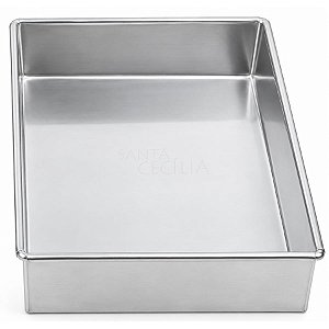 Forma para Bolo Retangular - 30x22x7cm Cód. 1252