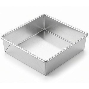 Forma para Bolo Quadrada - 25x25x7cm Cód. 1122