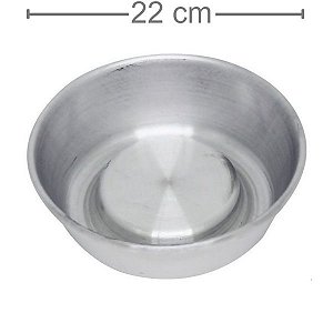Forma para Bolo Piscina em Alumínio - 19x06x22cm Cód. 1002