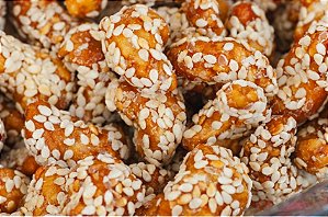 Castanha de Caju Carameliza com Gergelim